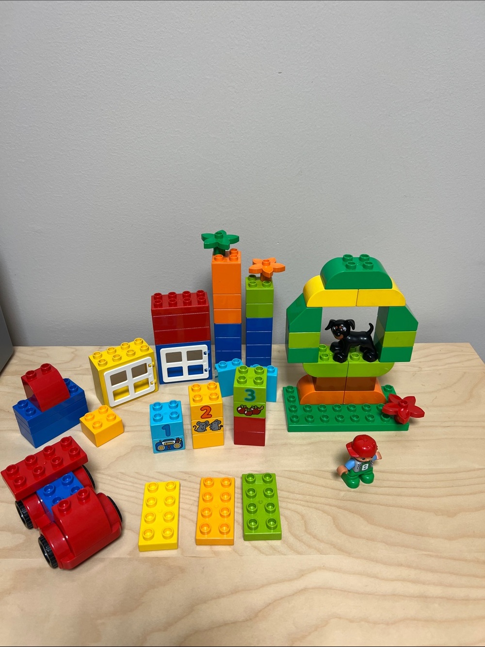 LEGO DUPLO Starter Lot (10572) - Figures, Car, Dog - Toddler Toy
